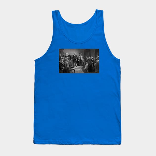 George Washington Delivering His Inaugural Address Tank Top by warishellstore